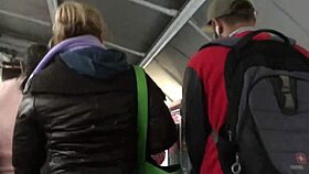 Why Touch the Brown Nylon Jacket of a Chubby Girl on the Street in Part 1?