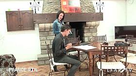 La prof cougar teaches in lingerie - intro