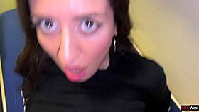 i can’t believe this beauty fucked on a train for cash