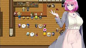 Why does the horny client grab the waitress's big tits in Philana and the elixir of life part 2?