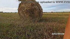 Juli Smith says, 'Watch me undress in the field'