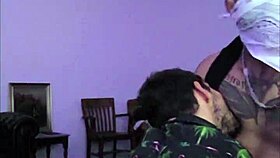 gay latin top dominates with handjob and assfucking