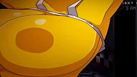 Chica shows off her big boobs