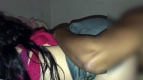 Latina amateur moans loudly during intense fucking