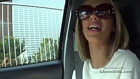 Blonde Milf Receives Sensual Massage On Sofa