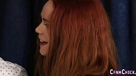 british babes give head in humiliation femdom group scene