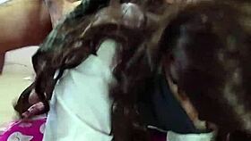 Mexican teen fucks father-in-law secretly recorded.