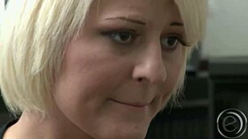 Blonde Antinia La Rouge Gets Cumshot Facial After Blowjob And Fucking