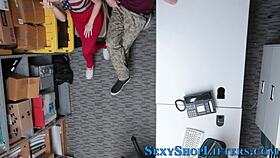 Teen thief gets caught and facialed