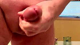 Hey old man, show me that average cock close-up!