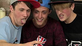 Twinks Leo Rain And Dylan Thorne Get Anal Bred By James Lain.