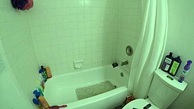 Angel Enjoys Shower Time With Lover