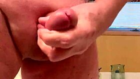 Hey old man, show me that average cock close-up!