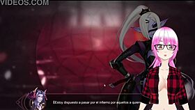 Daisy the dark elf explores pleasure in the mirror