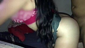 Latina amateur moans loudly during intense fucking