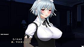 Maid-san in Boin Game Noel Scene 4