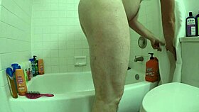 Angel Enjoys Shower Time With Lover