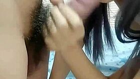 beautiful anchor live shows footjob blowjob in bathroom with pee and wash