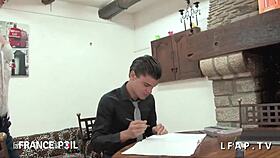 La prof cougar teaches in lingerie - intro