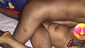 Ebony Couple Have Passionate Sex