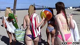 Spring Break Turns Wild as Friends Share a Monster Cock POV