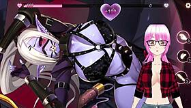 Daisy the dark elf explores pleasure in the mirror