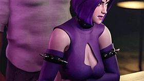 raven, cutting loose with monster cock?