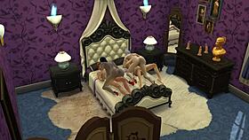 Granny Treat 3 with horny sugar ladies in Sims 4, so wild! 😍