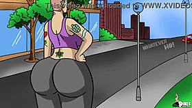 i'm a pawg stripper getting into trouble with ripped clothes