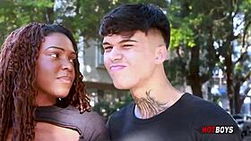 Dando Pro Pirocudo Junto Do Meu Amigo Gay Bisexual Blowjob Fucking Lingerie POV Brazilian Creampie Amateurs