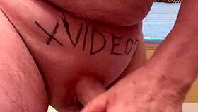 Hey old man, show me that average cock close-up!