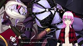 Daisy the dark elf explores pleasure in the mirror