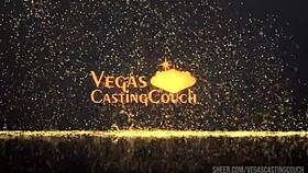 Lesbian ebony girls Diviyne Wanda squirt in Vegas casting 💦