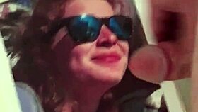 Cum tribute explodes with intense masturbation passion