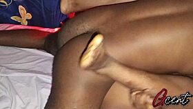 Ebony Couple Have Passionate Sex