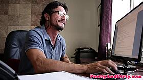 cockloving model gives sloppy blowjob in fantasy storyline