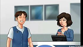 managers daughter sucks my dick behind the front desk