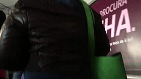 Why Touch the Brown Nylon Jacket of a Chubby Girl on the Street in Part 1?