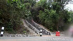 specific: my daring nude walk flashing on public streets