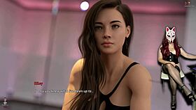 i'm in cosplay, pole dancing with my big tits showing, skirt ripped up