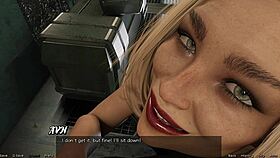 Curvy Reagan gets creampied to get pregnant in space