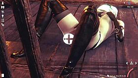 3d simulation girl explores a virtual world with anime amateurs