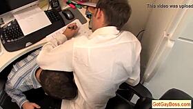 kelan carr sucking hunks in gay office blowjob 🔥