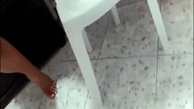 Hey, wanna see this Latina tranny with a hung cock in action?