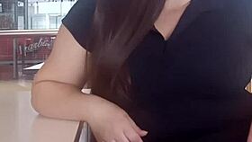 Oops, wrong hole for the milf at the mall, anal sex ends with creampie.