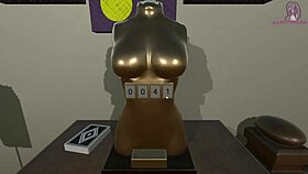 Escape the room of sex desire serving dolls 1 titjob with big tits squirting