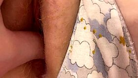 Neighbor's daughter moans during tight pussy fucking in homemade close-up