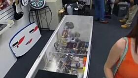 Busty nerd gets fucked hard for student loan!