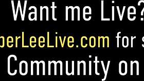 all natural hottie kimber lee sucks and strokes her bf's dick 😏