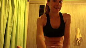 Detailed Blowjob And Cumshot All Over Brunette's Face In Bed